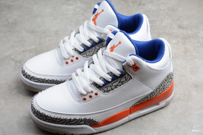 Bmlin Shoes Jordan Retro 'Knicks Rivals' 3 136064-148 Air 0815